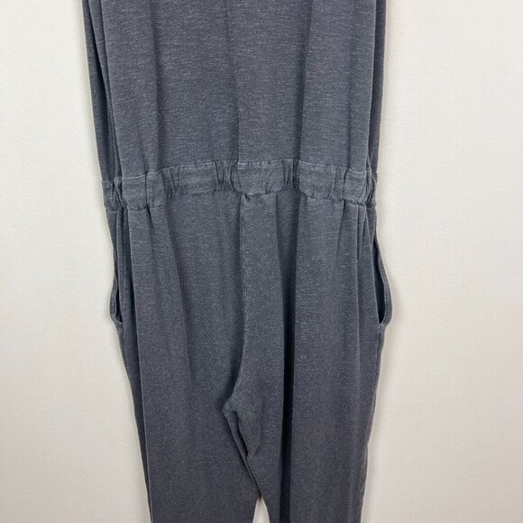 Sundry 2 Jumpsuit Womens Medium Gray Jogger Sleeveless Drawstring Casual Lounge‎ - Picture 11 of 13